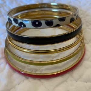 J. Crew bangles (set of 5)